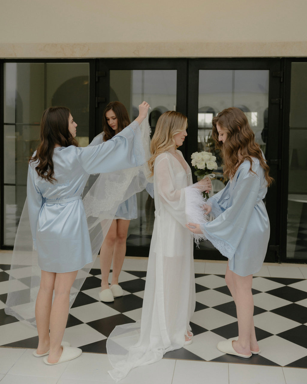 Her Something Blue- Bridesmaid Robe