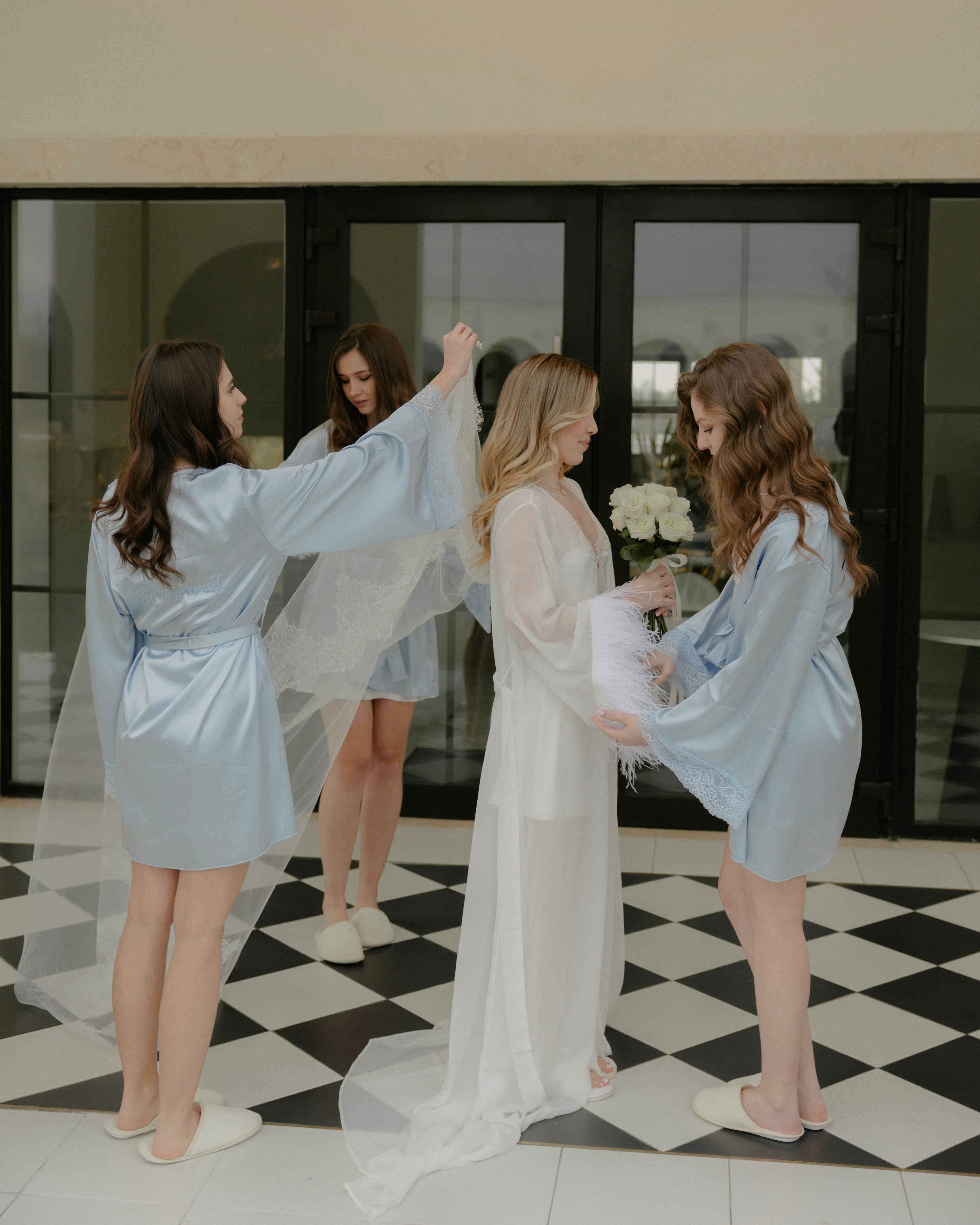 Her Something Blue- Bridesmaid Robe